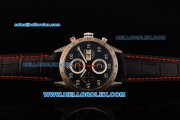 Tag Heuer Carrera Calibre 16 Swiss Valjoux 7750 Automatic Movement Titanium Case with Black Dial and White Markers Tag Heuer Carrera Calibre 16 Swiss Valjoux 7750 Automatic Movement Titanium Case with Black Dial and White Markers