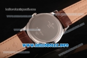 Patek Philippe Grand Complications Perpetual Calendar Miyota Quartz Steel Case with Brown Dial and Silver Arabic Numeral Markers