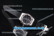 Audemars Piguet Royal Oak Offshore Chrono Miyota OS20 Quartz Steel Case with Black Dial Diamonds Bezel and Black Rubber Strap (EF)