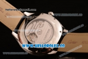 Cartier Drive de Cartier Asia Automatic Steel Case with Black Dial and Black Leather Strap (ZF)