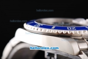 Rolex Submariner Swiss ETA 2836 Automatic Movement SS Case with Blue Dial-Blue Ceramic Bezel and White Markers