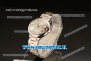 1:1 Cartier Ballon Bleu De 2671 Auto Steel/Rose Gold Case with White Dial and Two Tone Bracelet