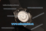 Hublot Classic Fusion Chronograph 7750 Auto PVD Case PVD Bezel with Black Dial and Black Leather Strap