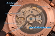 Audemars Piguet Royal Oak Offshore Chronograph Swiss Valjoux 7750-SHG Automatic Rose Gold Case with PVD Bezel and White Dial