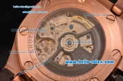 Audemars Piguet Royal Oak Offshore Chronograph Swiss Valjoux 7750-SHG Automatic Rose Gold Case with PVD Bezel and White Dial