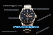 Tag Heuer Carrera Calibre 5 Swiss ETA 2824 Automatic Steel Case Black Dial With Stick Markers Steel Bracelet