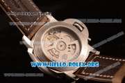 Panerai Luminor Marina 1950 3 Days Automatic Asia Automatic Steel Case with Black Dial and Brown Leather Strap PAM00359