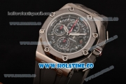 Audemars Piguet Royal Oak Offshore Chronograph MIchael Schumacher Limited Edition Swiss Valjoux 7750 Automatic Titanium Case with Ceramic Bezel and Black Dial (JF)