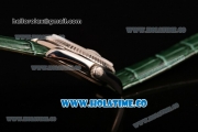 Rolex Day-Date Asia 2813/Swiss ETA 2836/Clone Rolex 3135 Automatic Steel Case with Stick Markers and Green Dial (BP)