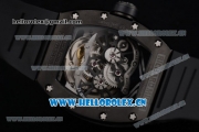 Richard Mille RM053 Asia Automatic PVD Case with Skeleton Dial and Black Rubber Strap