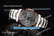 Rolex Cosmograph Daytona Swiss Valjoux 7750 Automatic Stainless Steel Case/Bracelet with Blue Dial and Stick Markers (BP)