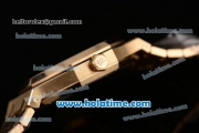 Audemars Piguet Royal Oak Swiss ETA 2824 Automatic Full Yellow Gold with Gold Sitck Markers and White Dial - 1:1 Original