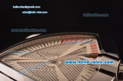 Hamilton Ventura XXL Swiss ETA 2824 Automatic Steel Case with White Rubber Strap and White Skeleton Dial