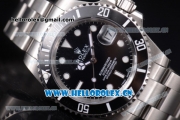 Rolex Submariner Miyota 8215 Automatic Steel Case/Bracelet with Black Dial and Dot Markers