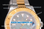 Rolex Yacht-Master 40 Swiss ETA 2836 Automatic Two Tone Steel Case/Bracelet with MOP Dial and Dot Markers (NOOB)