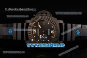 Panerai PAM 616 Luminor Submersible 1950 Carbotech – 3 Days Automatic Clone Panerai P.9000 Automatic Real Carbon Fiber Case with Black Dial and Dot Markers