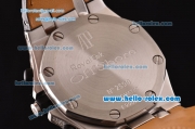 Audemars Piguet Royal Oak Offshore Chronograph Miyota OS10 Quartz Steel Case with White Numeral Markers Diamond Bezel and Black Dial