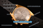 Tag Heuer Formula 1 Miyota OS20 Quartz Yellow Gold Casd with White Stick Markers and Black Rubber Strap