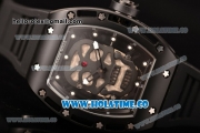 Richard Mille RM 52-01 Miyota Quartz PVD Case with Skull Skeleton Dial and White Markers