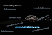 Rolex Submariner Stealth Swiss ETA 2836 Automatic PVD Case with White Markers Black Nylon Strap and Black Dial