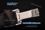 IWC Pilot's TOP GUN Miramar Chronograph Miyota OS20 Quartz PVD Case with Black Dial and Nylon Strap - 7750 Coating