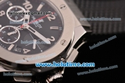 Hublot Big Bang Chrono Clone HUB4100 Automatic Steel Case with Black Rubber Strap and Black Dial - 1:1 Original