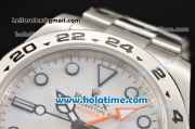 Rolex Explorer II Rolex 3187 Automatic Full Steel with White Dial and Dot Markers (NOOB)