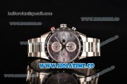 Tag Heuer Carrera Calibre 1887 Automatic Chrono Swiss Valjoux 7750 Automatic Full Steel with Grey Dial and Arabic Numeral Markers (Original)