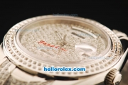 Rolex Day-Date Rolex 3135 Automatic Movement Full Steel with Diamond Dial/Bezel/Strap