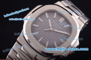 Patek Philippe Nautilus Swiss ETA 2824 Automatic Full Steel and Grey Dial