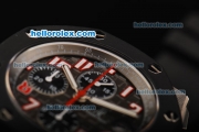 Audemars Piguet Royal Oak Offshore Limited Edition Swiss Valjoux 7750 Automatic Movement Titanium Case with PVD Bezel and Black Rubber Strap