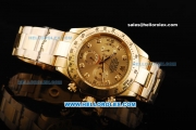 Rolex Daytona Cosmograph Chronograph Automatic Full Gold with Golden Dial