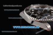 Rolex Submariner Swiss ETA 2836 Automatic Steel Case with Black Dial and Black Rubber Strap Dot Markers