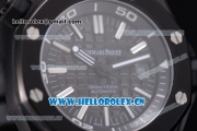 Audemars Piguet Royal Oak Offshore Diver Asia Automatic PVD Case Black Dial Stick Markers and Black Rubber Strap