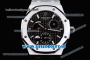 Audemars Piguet Royal Oak Double Time Chrono Asia Automatic Steel Case Black Dial With Stick Markers Steel Bracelet