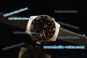 Tag Heuer Aquaracer Chronograph Swiss Valjoux 7750 Automatic Movement Steel Case with Black Dial and Black Rubber Strap