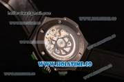 Hublot Big Bang Swiss Valjoux 7750 Automatic Movement PVD Case with Black Dial and Green Markers