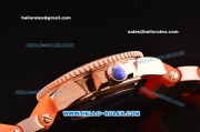 Ulysse Nardin Maxi Marine Diver Asia ST25 Automatic Rose Gold Case with Orange Rubber Strap and Orange Dial