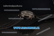 Hublot Classic Fusion Chronograph 7750 Auto PVD Case with Black Dial and Black Leather Strap