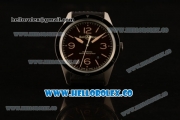 Bell&Ross BR 123 FALCON Miyota 9015 Automatic Steel Case with Brown Dial and Black Rubber Strap