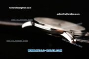 Ulysse Nardin Classico Miyota OS2035 Quartz Steel Case with Stick Markers White Dial and Black Leather Strap