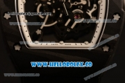 Richard Mille RM 055 Bubba Watson Miyota 9015 Automatic Carbon Fiber Case with Black Dial and Black Rubber Strap