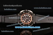Audemars Piguet Royal Oak Offshore Arnold Schwarzenegger The Legacy Chronograph Swiss Valjoux 7750 Automatic PVD Case with Black Leather Strap and Numeral Markers (Z)