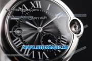 Cartier Ballon Bleu De Large Asia 2813 Automatic Stainless Steel Case/Bracelet with Black Dial and Roman Numeral Markers