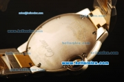 Cartier Ballon Bleu De Swiss ETA Quartz Steel Case with White Dial and Gold/Steel Strap