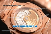 Patek Philippe Nautilus 9015 Auto Rose Gold Case with Brown Dial and Rose Gold Bracelet - 1:1 Origianl