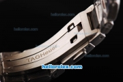 Tag Heuer Carrera Calibre 36 Swiss Valjoux 7750 Automatic Movement Full Steel with Silver Stick Markers and White Dial