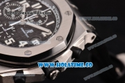 Audemars Piguet Royal Oak Offshore Black Themes Chrono Swiss Valjoux 7750 Automatic Steel Case with Black Dial and White Markers