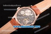 IWC Portuguese Asia 6497 Manual Winding Rose Gold Case with White Dial and Arbaic Numeral Markers