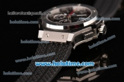 Hublot Big Bang Chrono Clone HUB4100 Automatic Steel Case with Black Rubber Strap and Black Dial - 1:1 Original